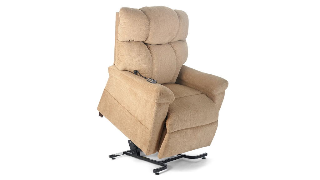 UltraComfort PL830 Medium Large Power Lift Chair Recliner With Adj Head Rest