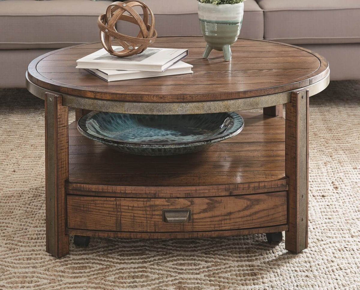 Durham Park Round Cocktail Table