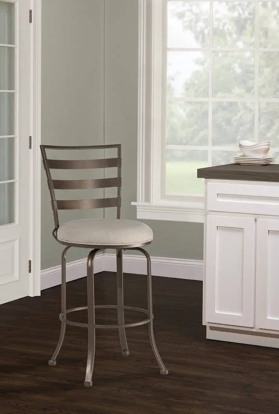 Kaufman Commercial Metal Swivel Counter Stool
