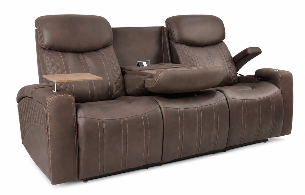Rowan Power Reclining Sofa W/ Power Headrest & Lumbar