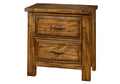 Artisan & Post Maple Road 2 Drawer Night Stand in Antique Amish