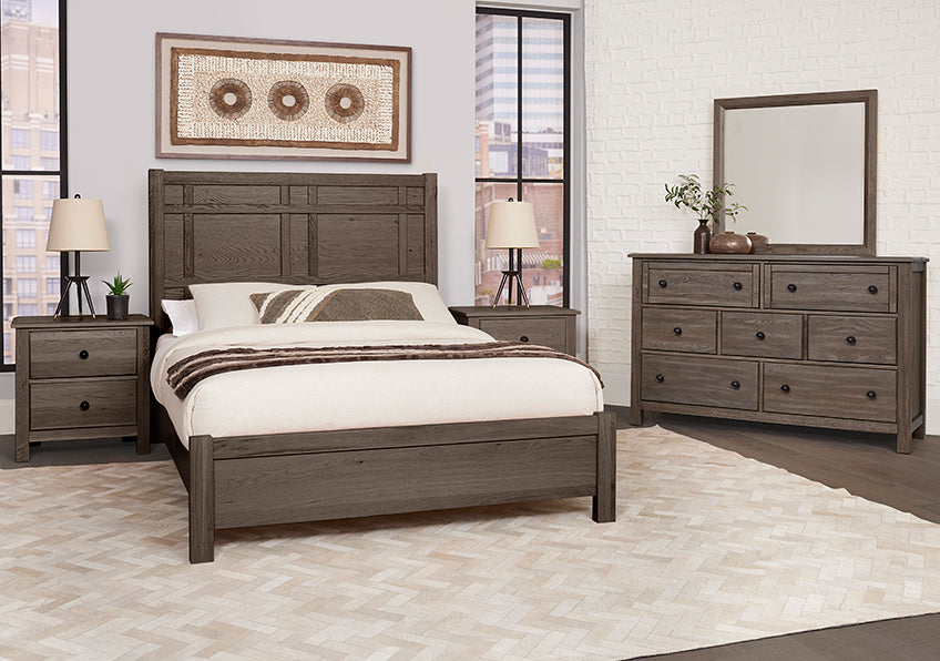 Artisan & Post Solid Wood custom express Queen Architectural Bed