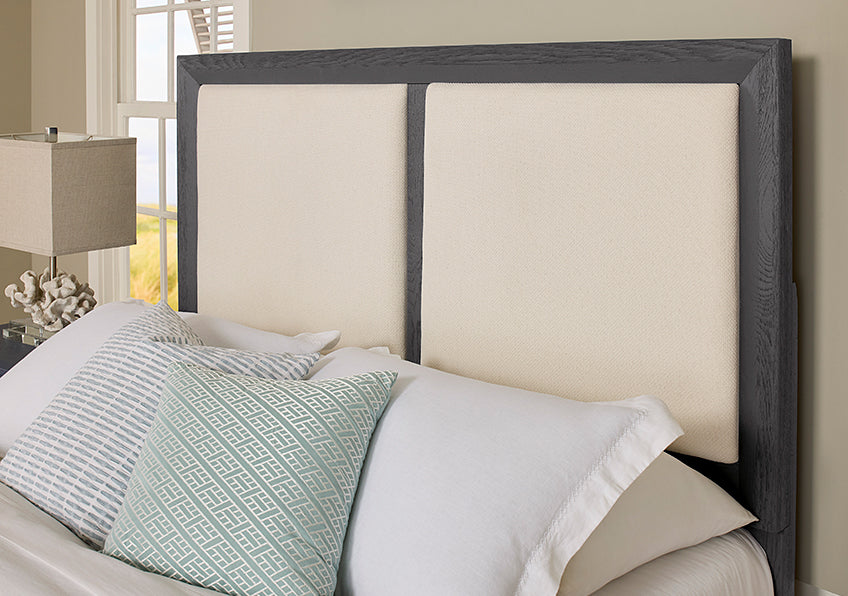Artisan & Post Solid Wood custom express Queen Upholstered Headboard