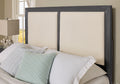 Artisan & Post Solid Wood custom express Queen Upholstered Headboard