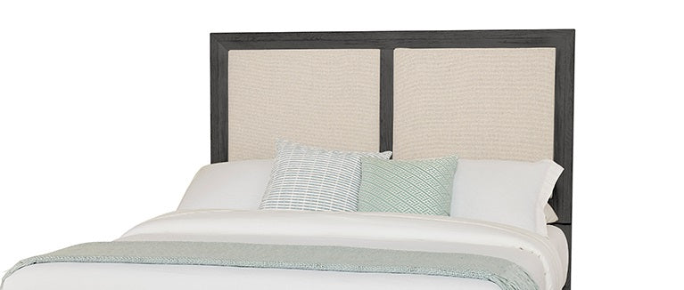 Artisan & Post Solid Wood custom express Queen Upholstered Headboard