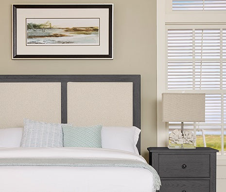 Artisan & Post Solid Wood custom express Queen Upholstered Headboard
