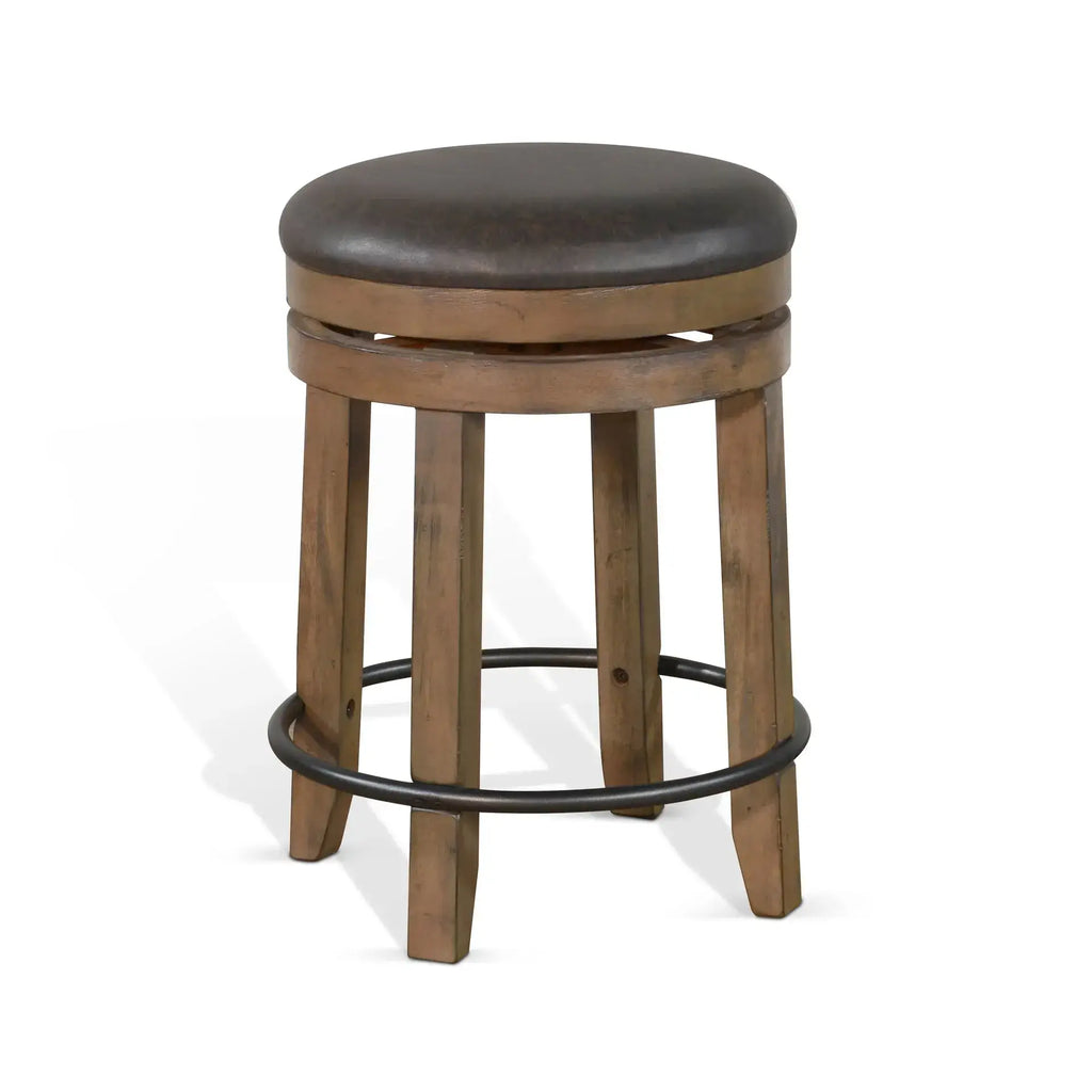Sunny Designs Doe Valley Swivel Counter Stool
