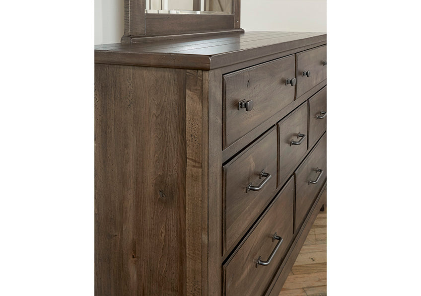 Artisan & Post Cool Rustic 7 Drawer Dresser Mink Finish