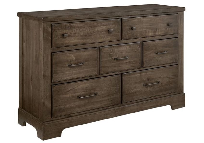 Artisan & Post Cool Rustic 7 Drawer Dresser Mink Finish