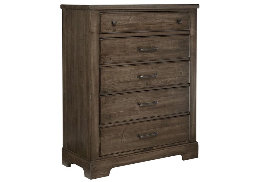 Artisan & Post Cool Rustic 5 Drawer Chest Mink Finish
