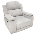 Valeria Dove Glider Recliner with Cup Holders