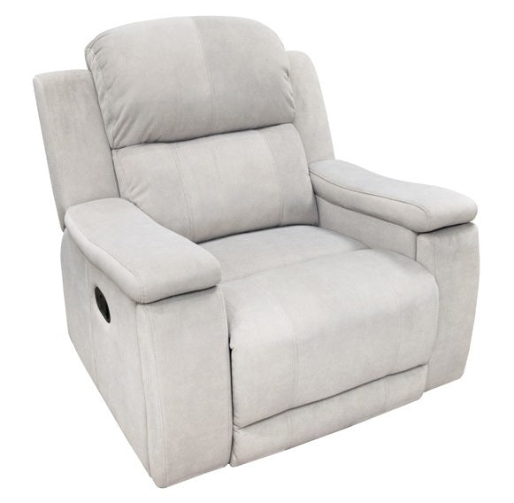 Valeria Dove Glider Recliner with Cup Holders