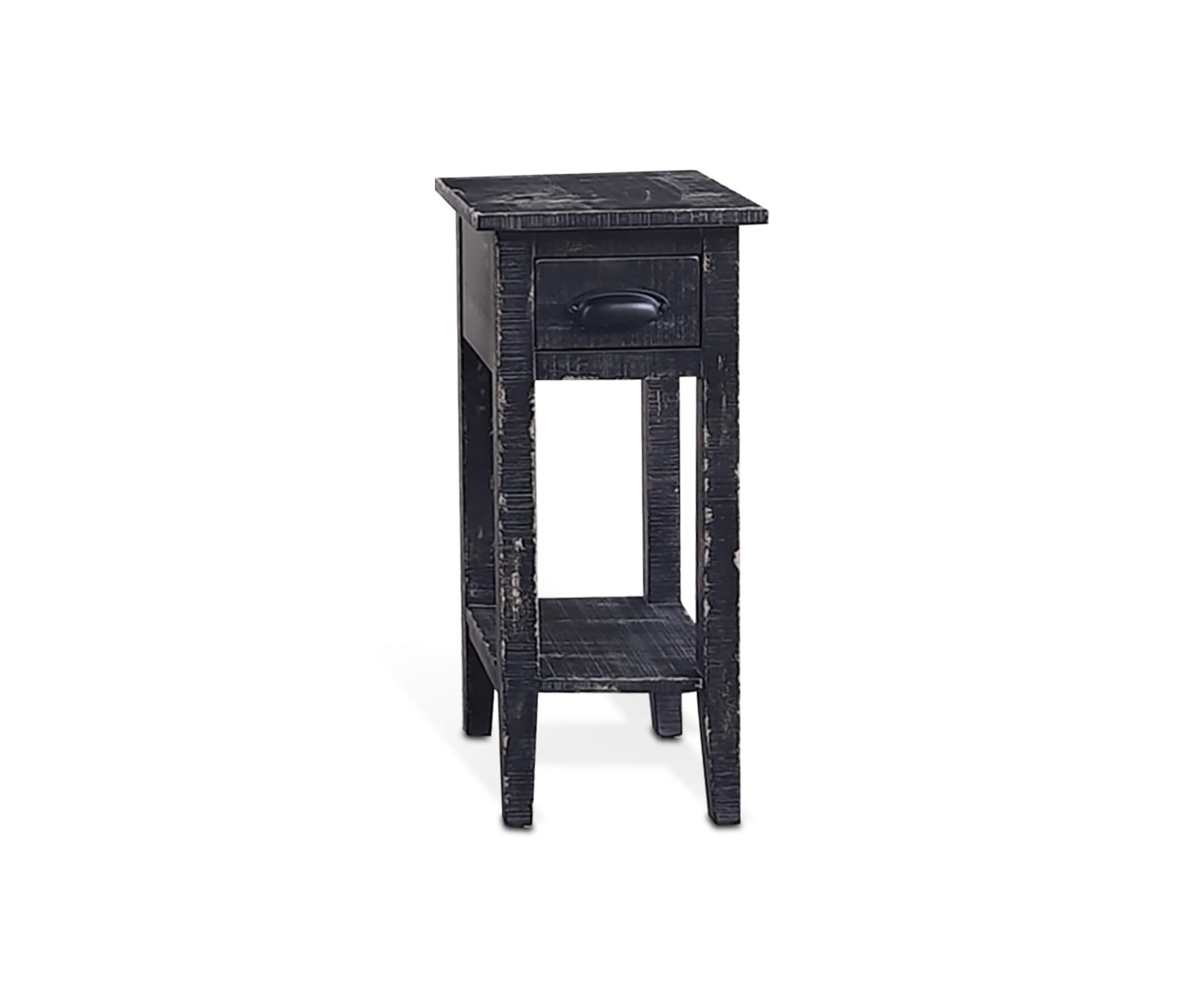 Sunny Designs Black Sand Chair Side Table