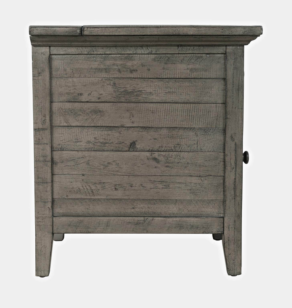 Rustic Shores Power Chairside Table