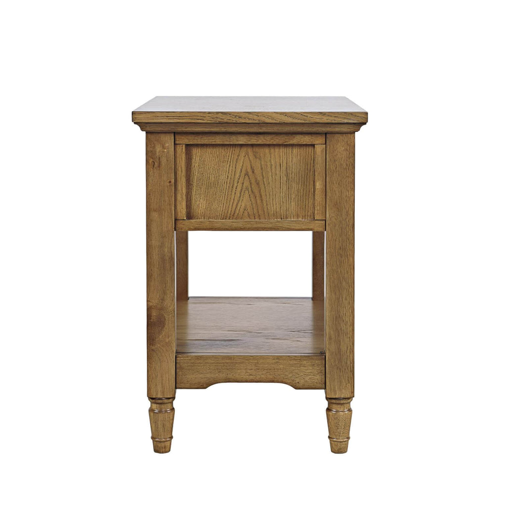 Brentwood Chairside Table - Cascade Oak