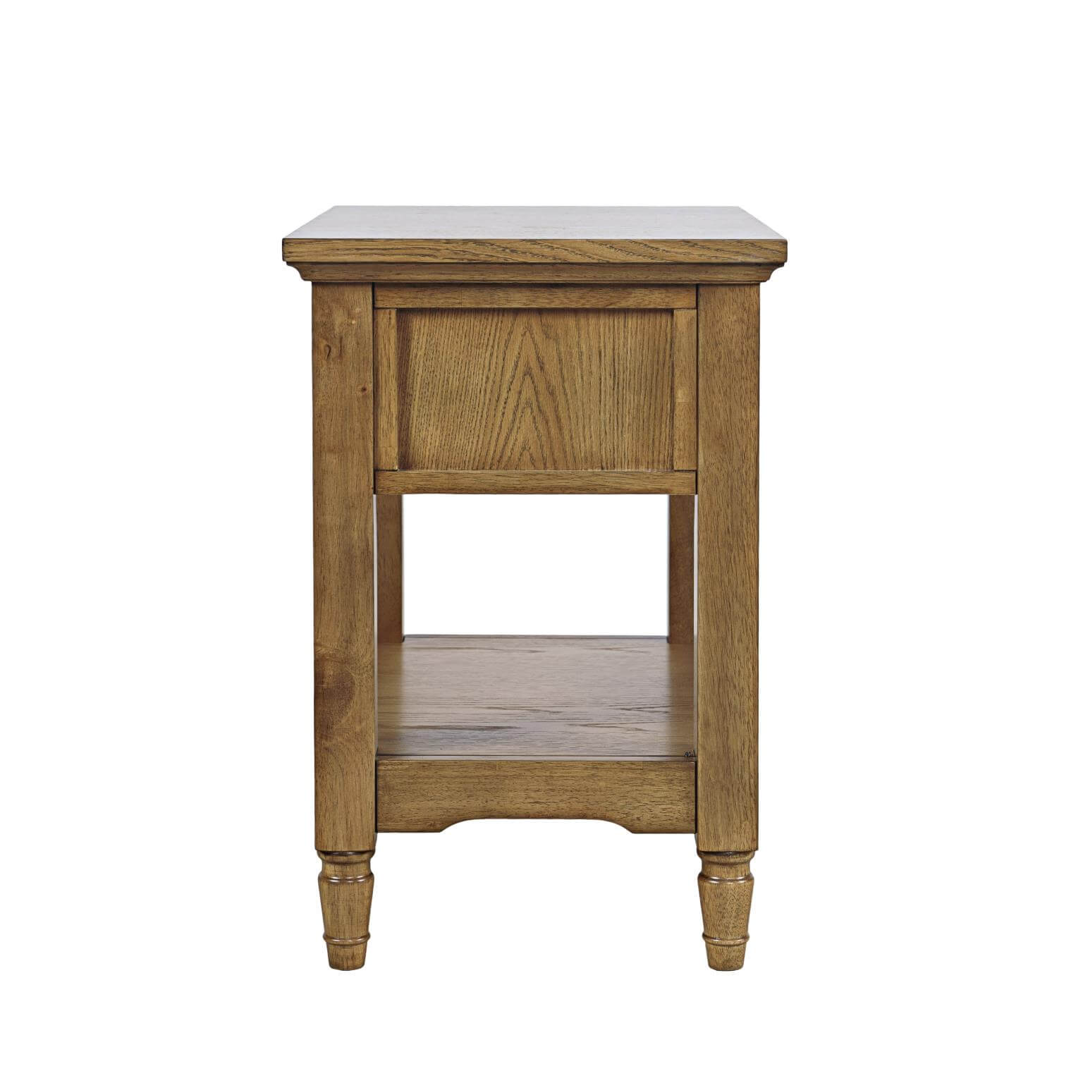 Brentwood Chairside Table - Cascade Oak