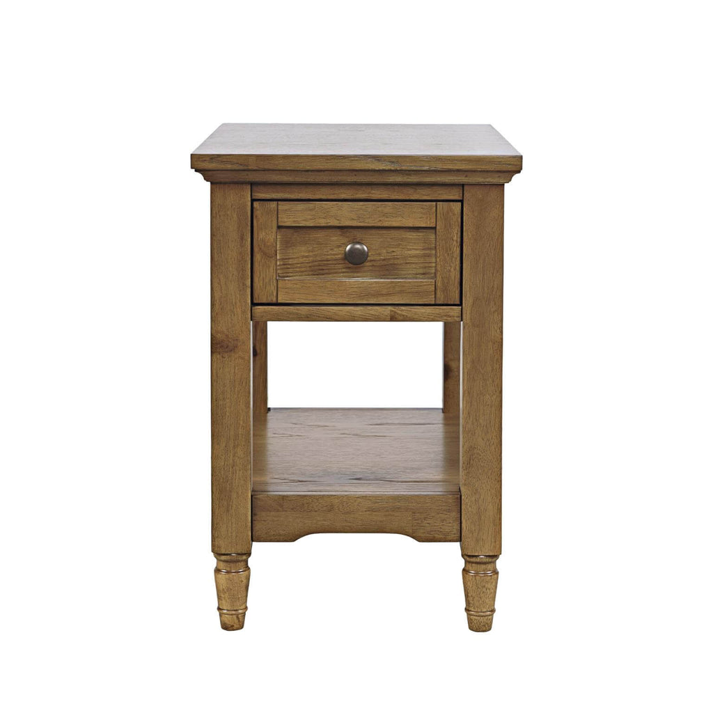 Brentwood Chairside Table - Cascade Oak
