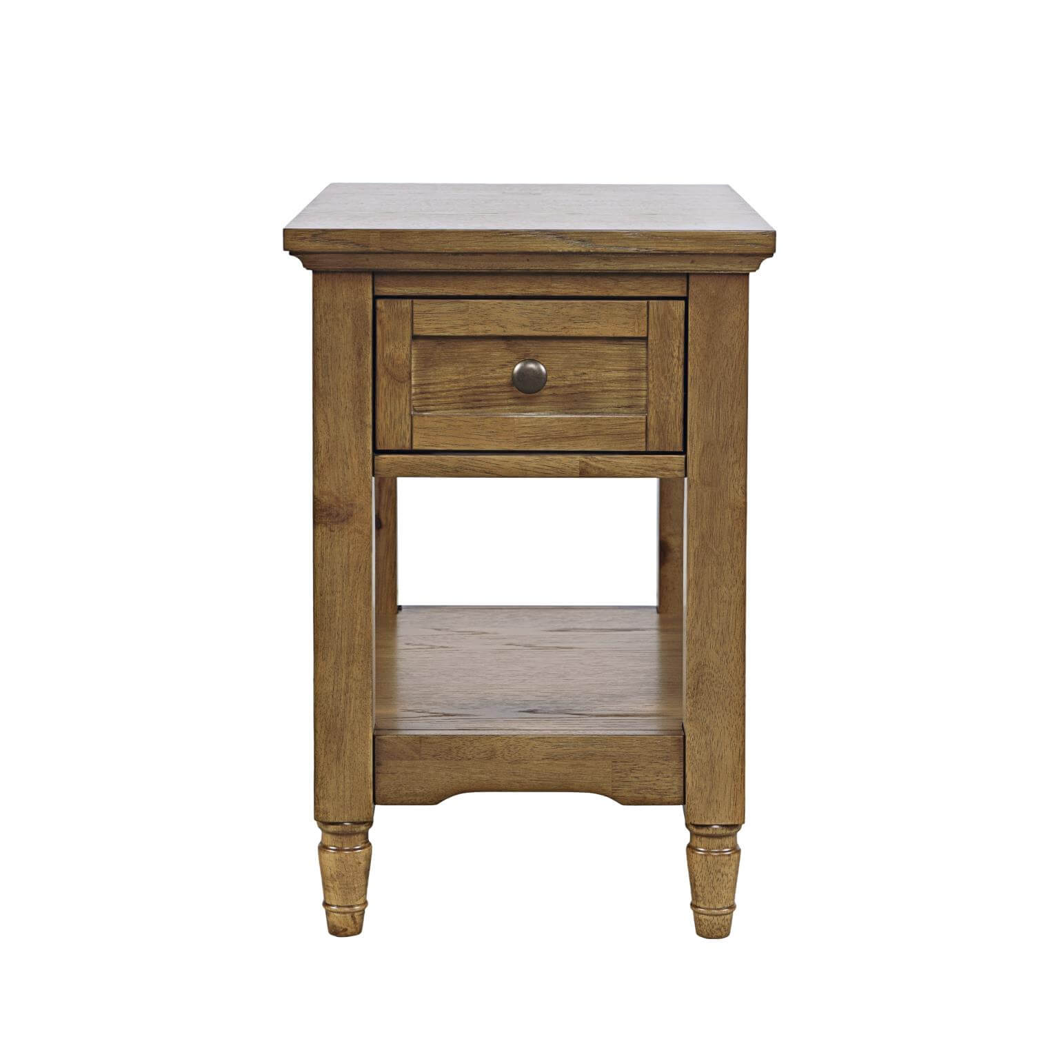 Brentwood Chairside Table - Cascade Oak