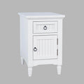 Westport Cabinet Power Chair Side Table in Westport White