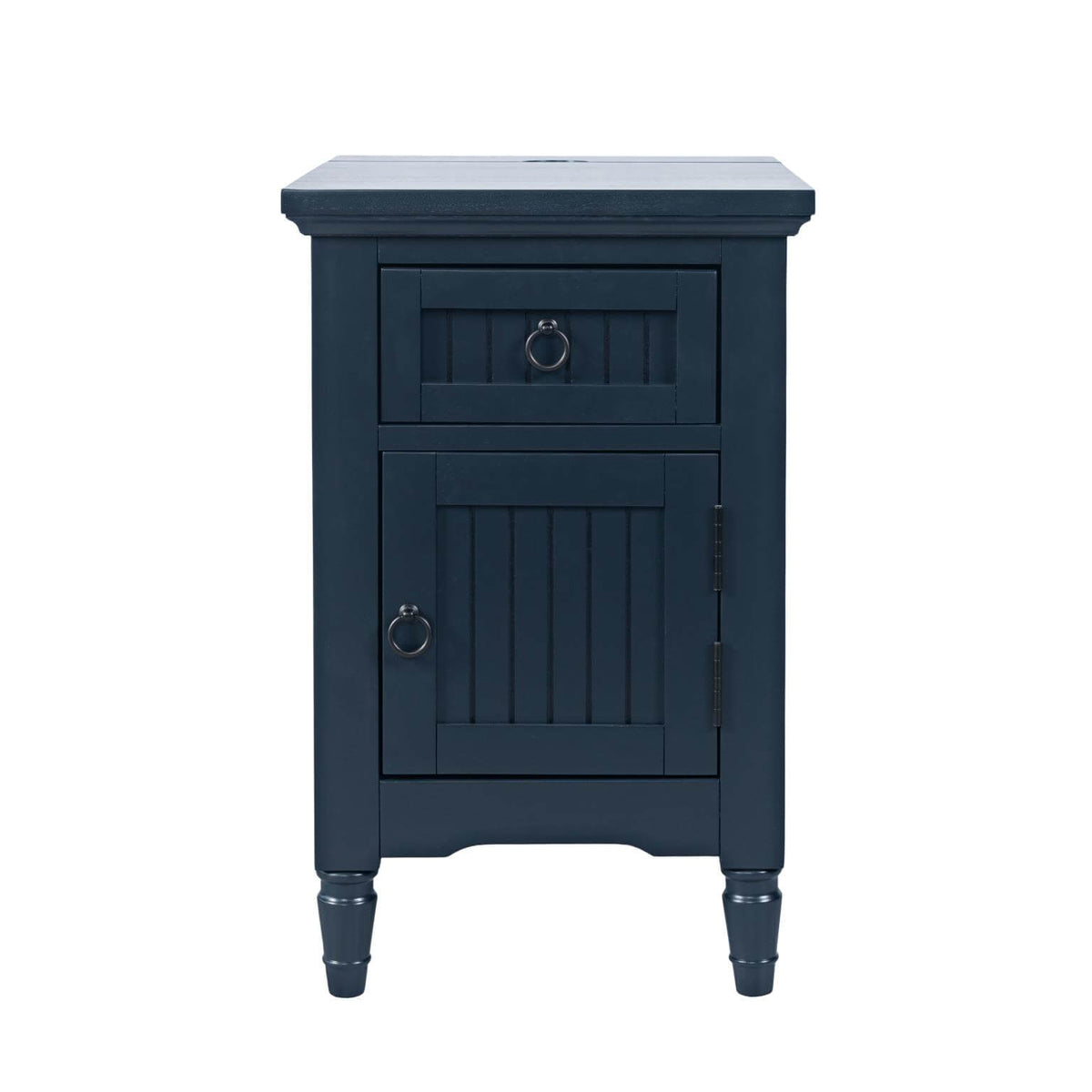 Westport Cabinet Power Chair Side Table in Navy