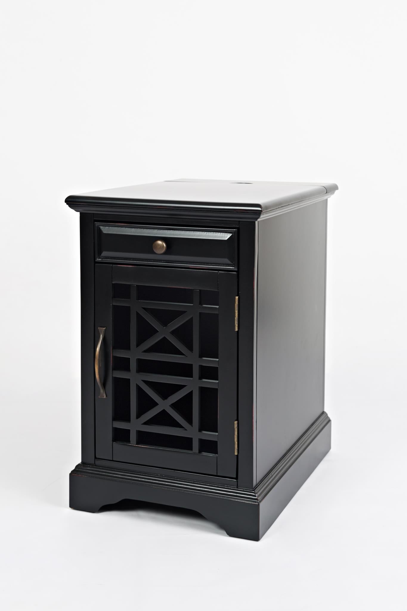 Craftsman Power Chairside Table Antique Black AS IS