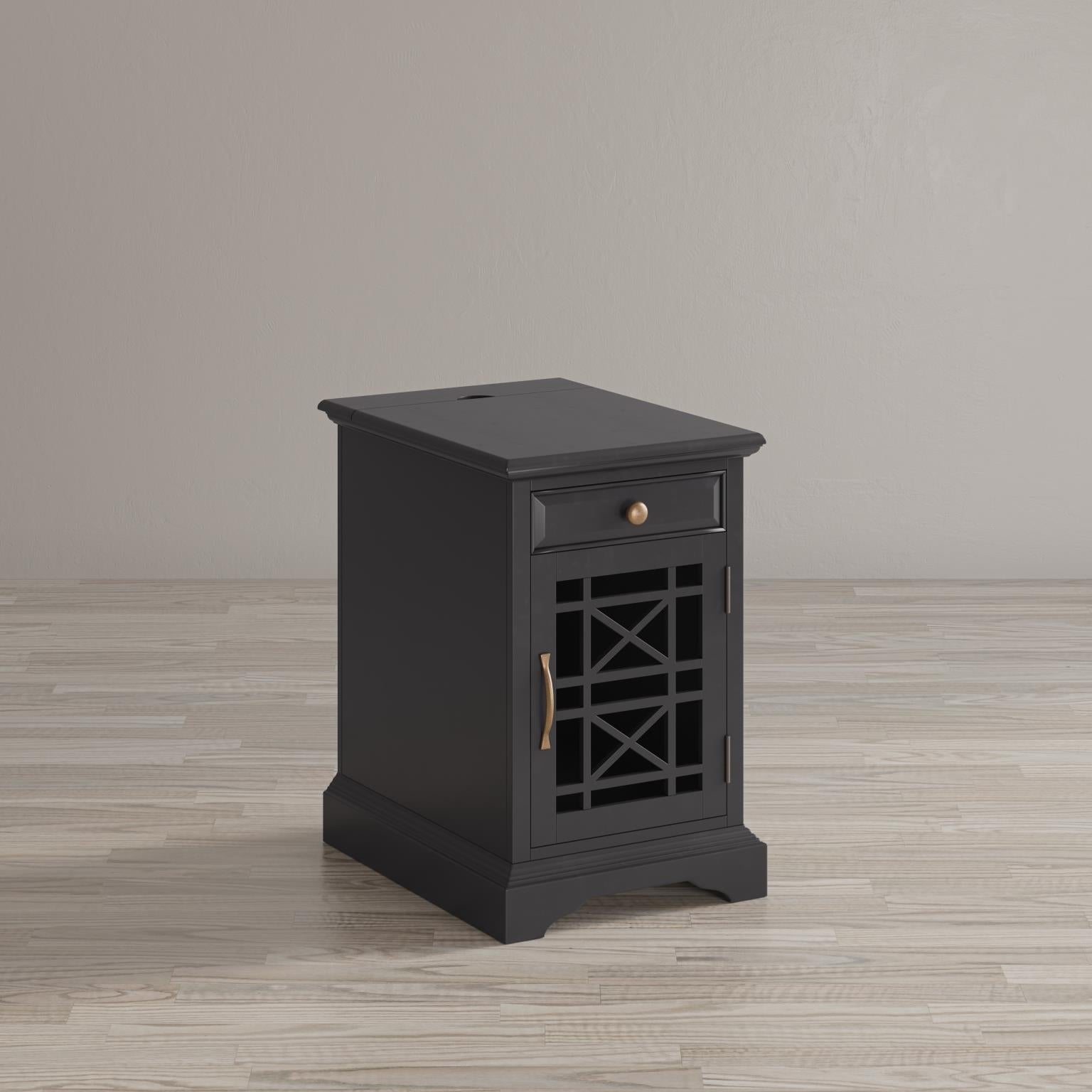 Craftsman Power Chairside Table Antique Black AS IS