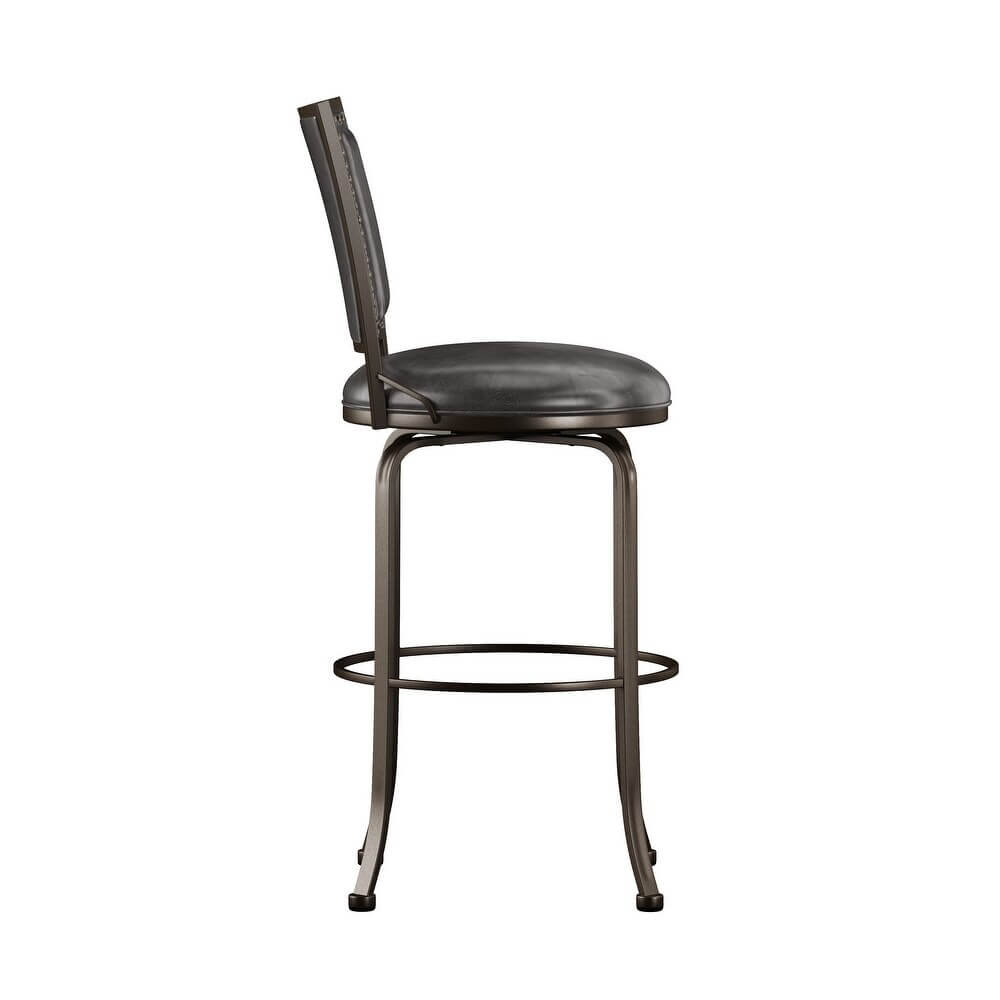 Belle Grove Commercial Metal Swivel Counter Stool