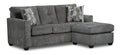 Galen Gray Chaise Sofa