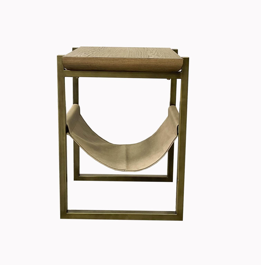 Elure Leather Sling Spot Table