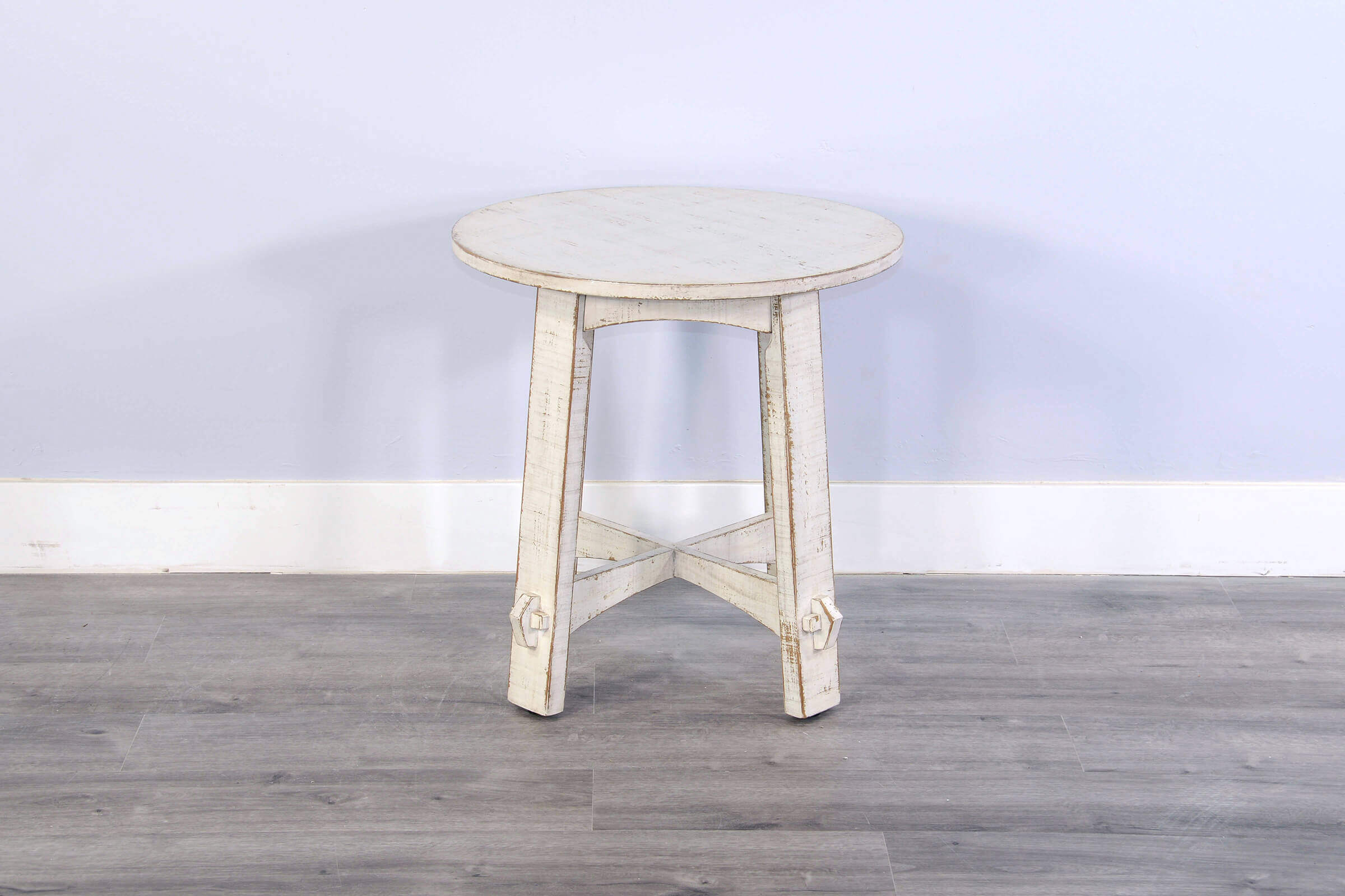Sunny Designs Marina White Sand End Table