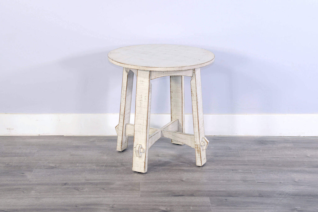 Sunny Designs Marina White Sand End Table
