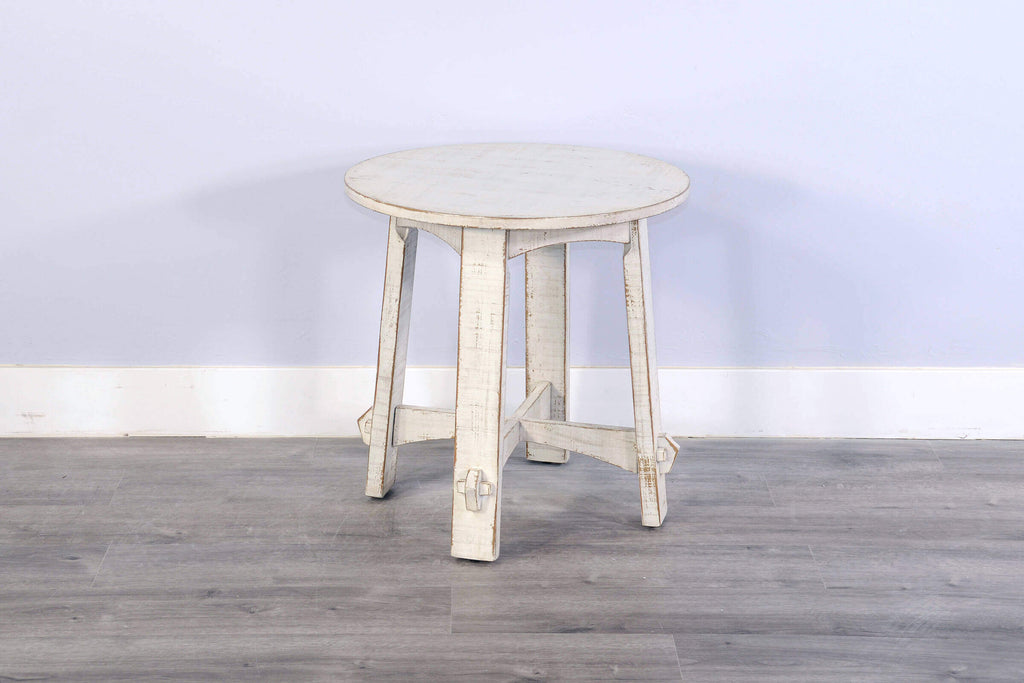 Sunny Designs Marina White Sand End Table