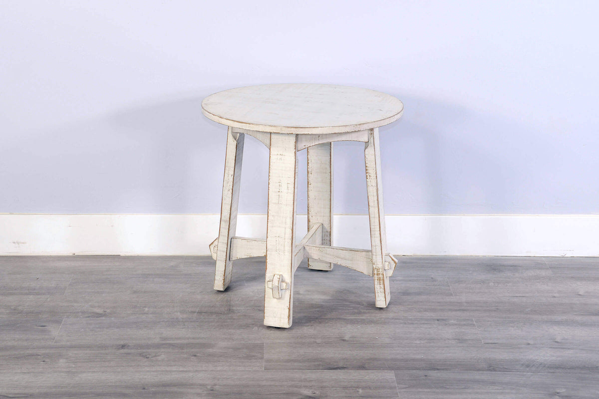 Sunny Designs Marina White Sand End Table