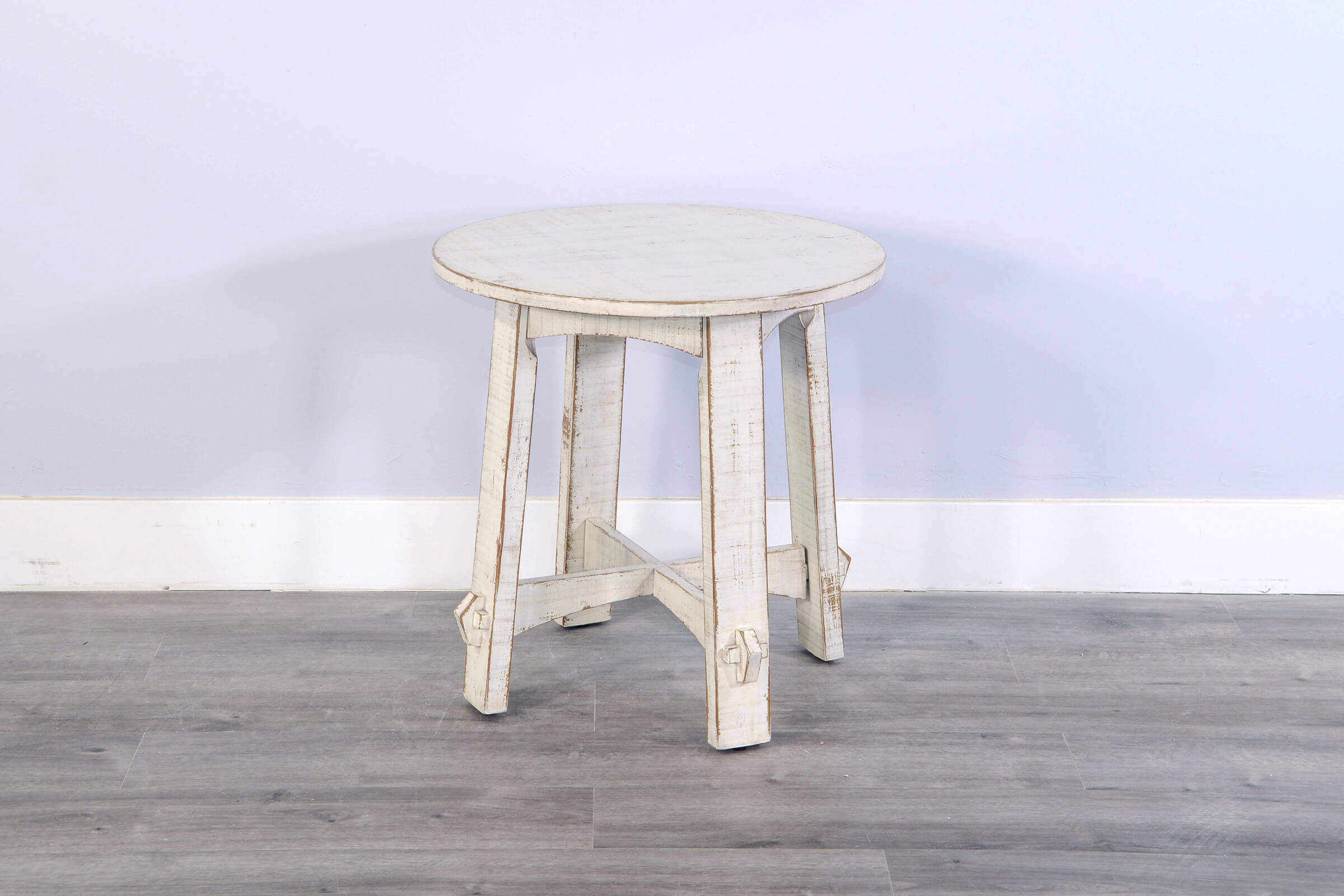 Sunny Designs Marina White Sand End Table