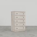 Perdue 5 Drawer Big Chester in Frosted Pine