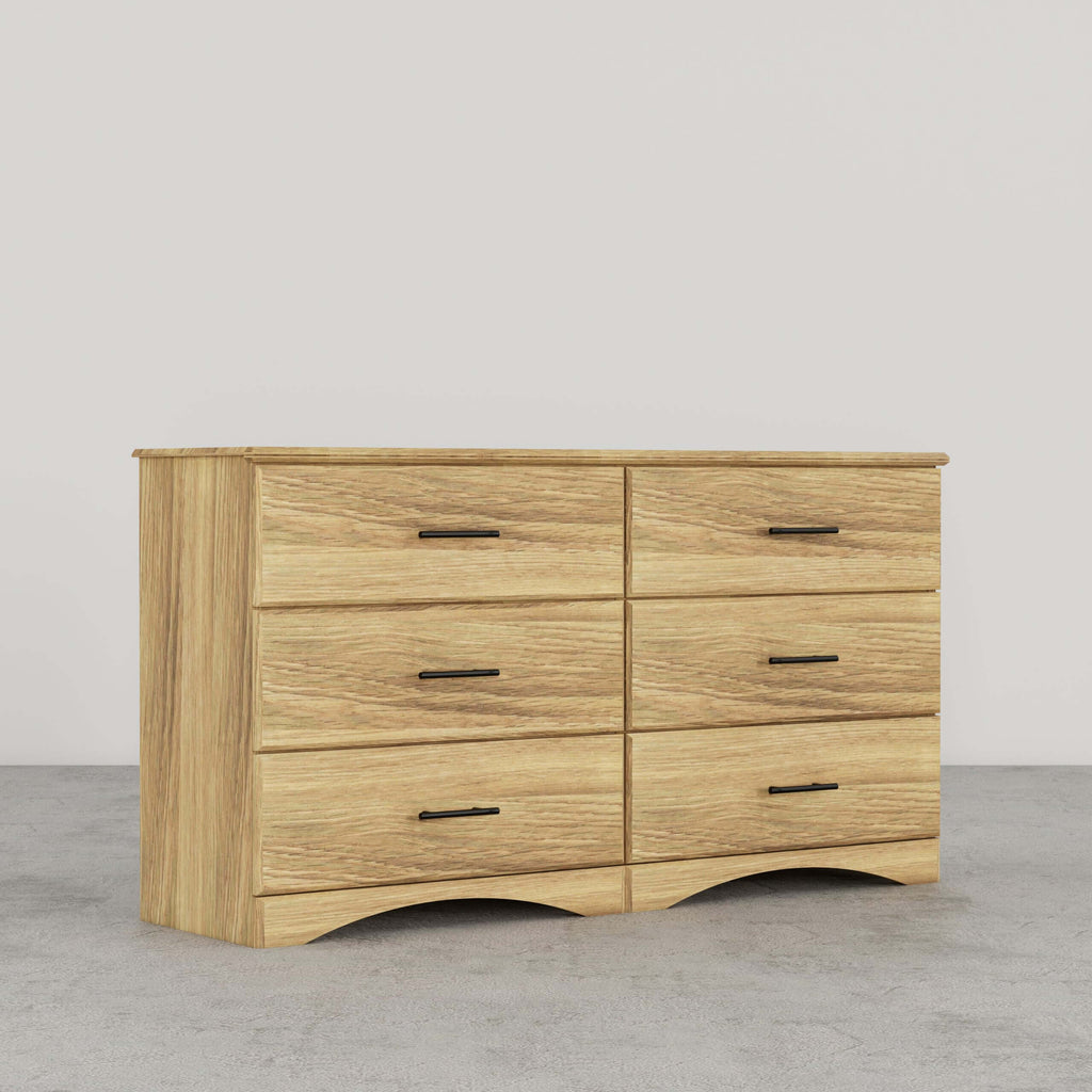 Perdue 6 Drawer Dresser Essential Plus in Lancelot Oak