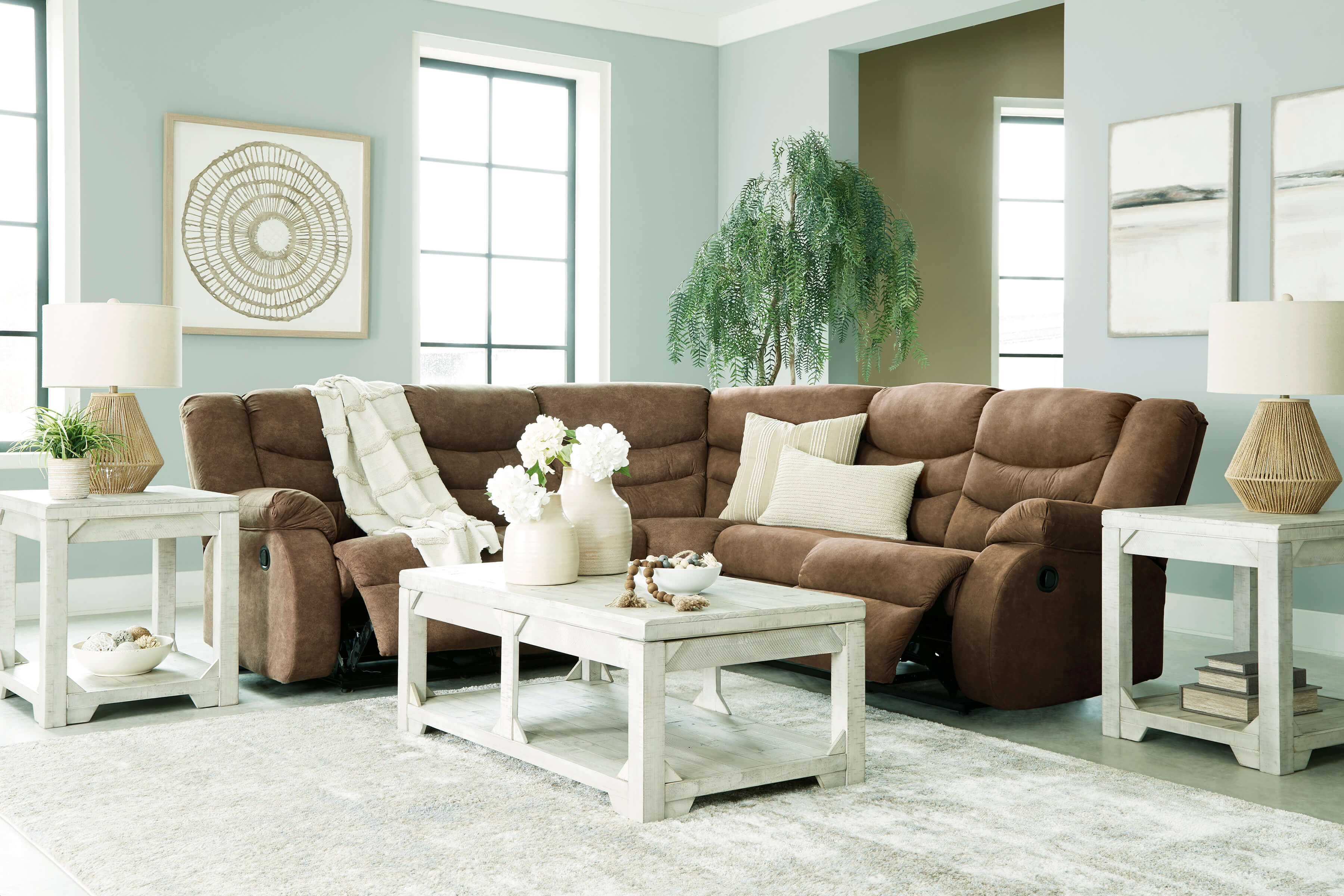 Partymate 2-Piece Reclining Sectional