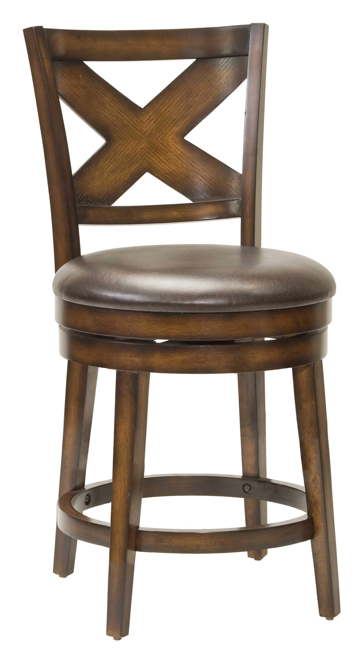 Sunhill Swivel Counter Stool in Rustic Oak