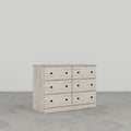 Perdue 6 Drawer Dresser in Frosted Pine
