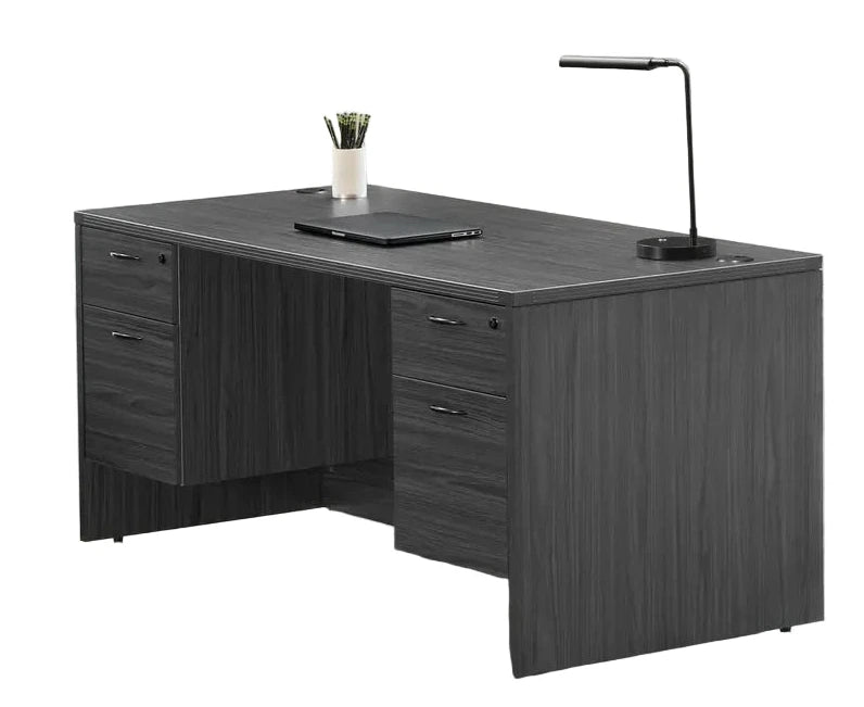 Office Star Napa 66" Desk in Slate Gray
