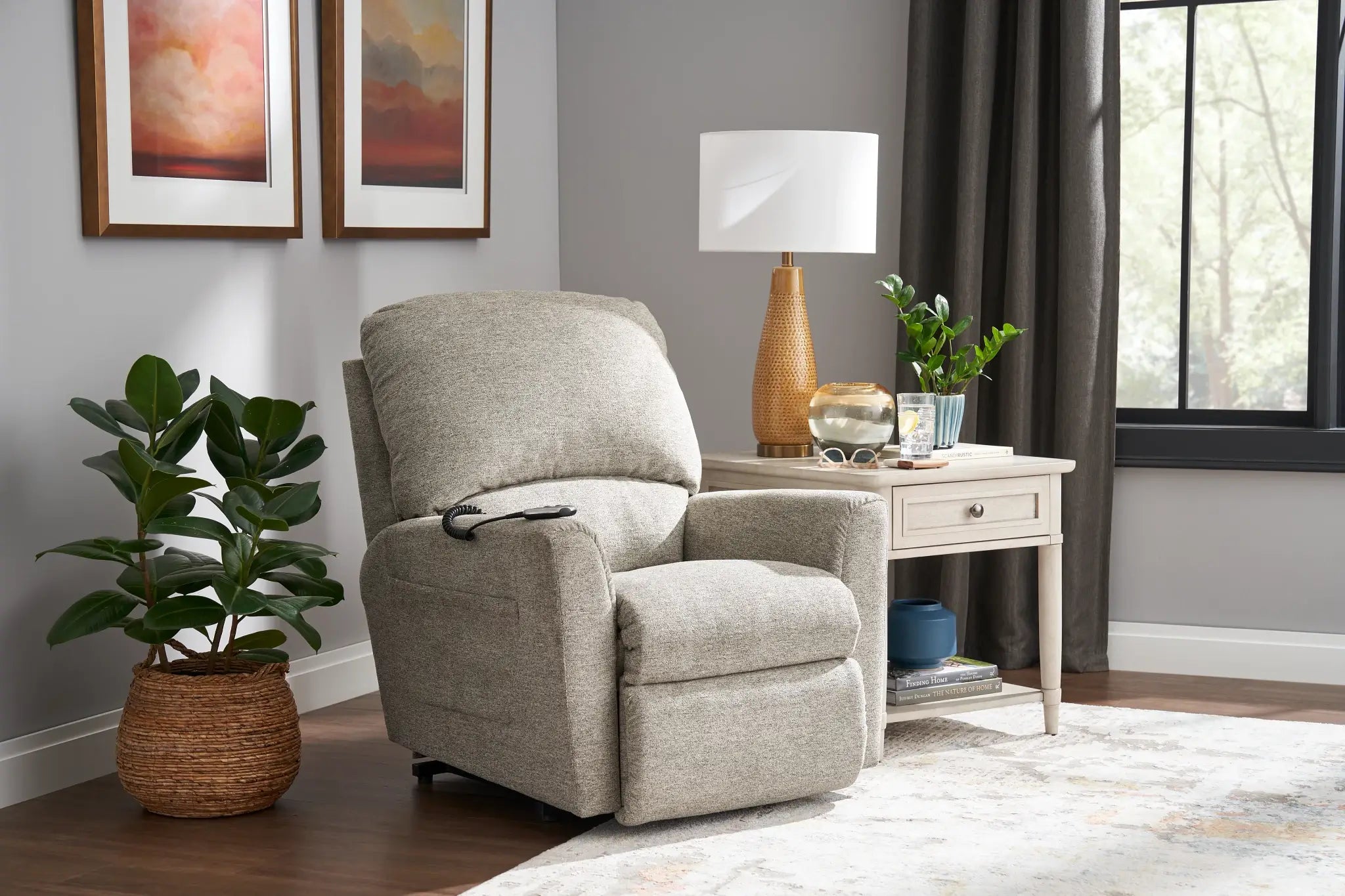 La-Z-Boy Jean Bronze Power Lift Recliner