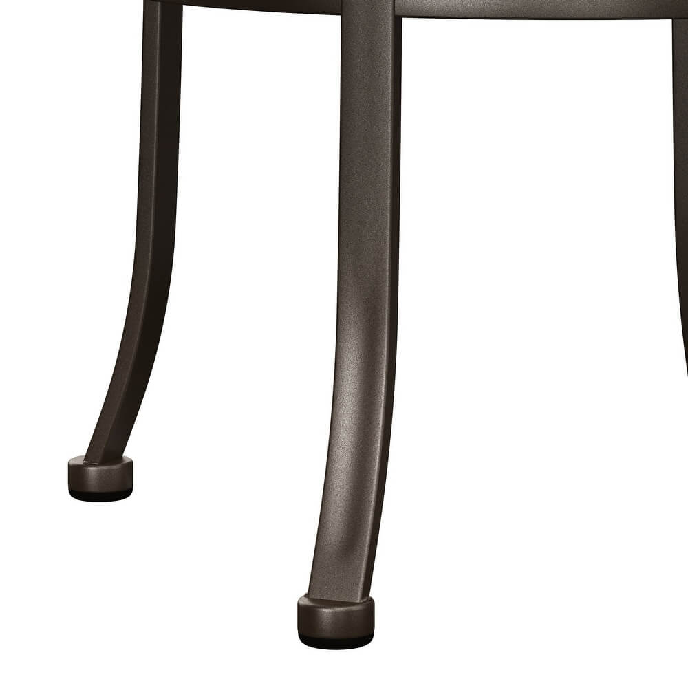 Belle Grove Commercial Metal Swivel Counter Stool