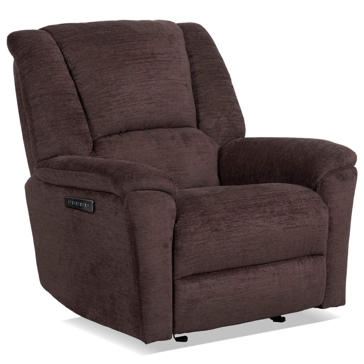 Flexsteel Perfect Match Plush Power Gliding Recliner with Power Headrest & Lumbar