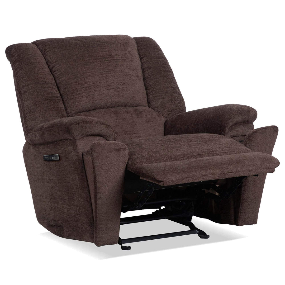Flexsteel Perfect Match Plush Power Gliding Recliner with Power Headrest & Lumbar