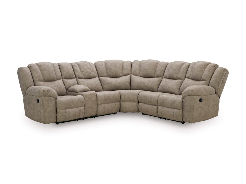Pearce-Pike 3-Piece Reclining Sectional with Console