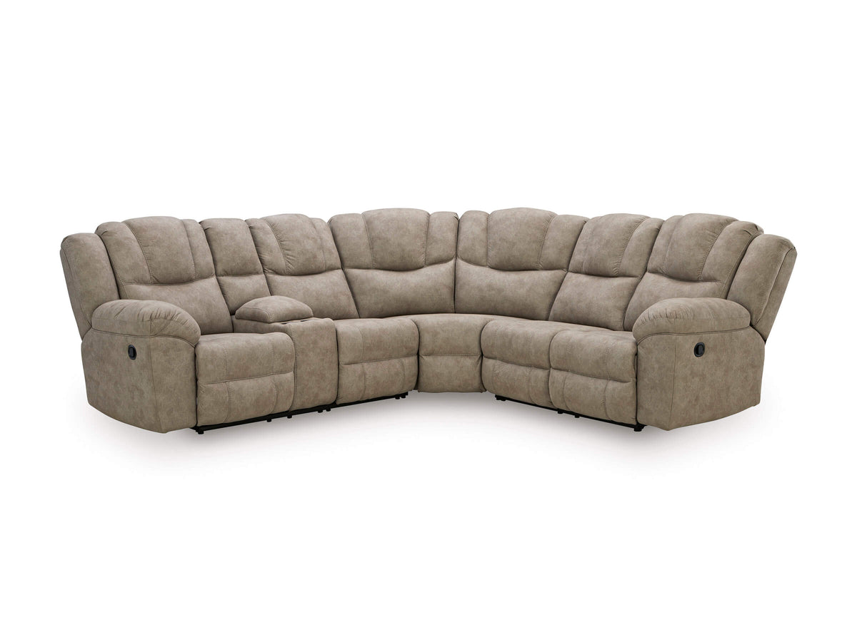 Pearce-Pike 3-Piece Reclining Sectional with Console