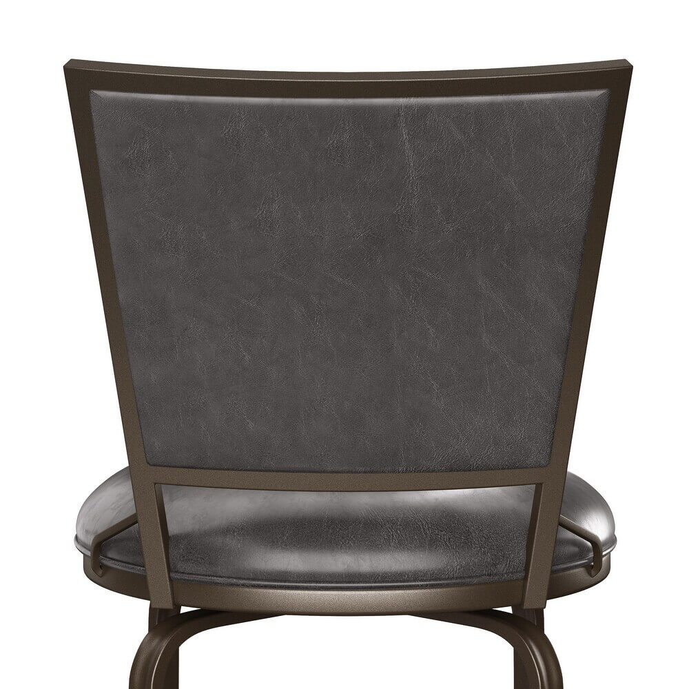 Belle Grove Commercial Metal Swivel Counter Stool