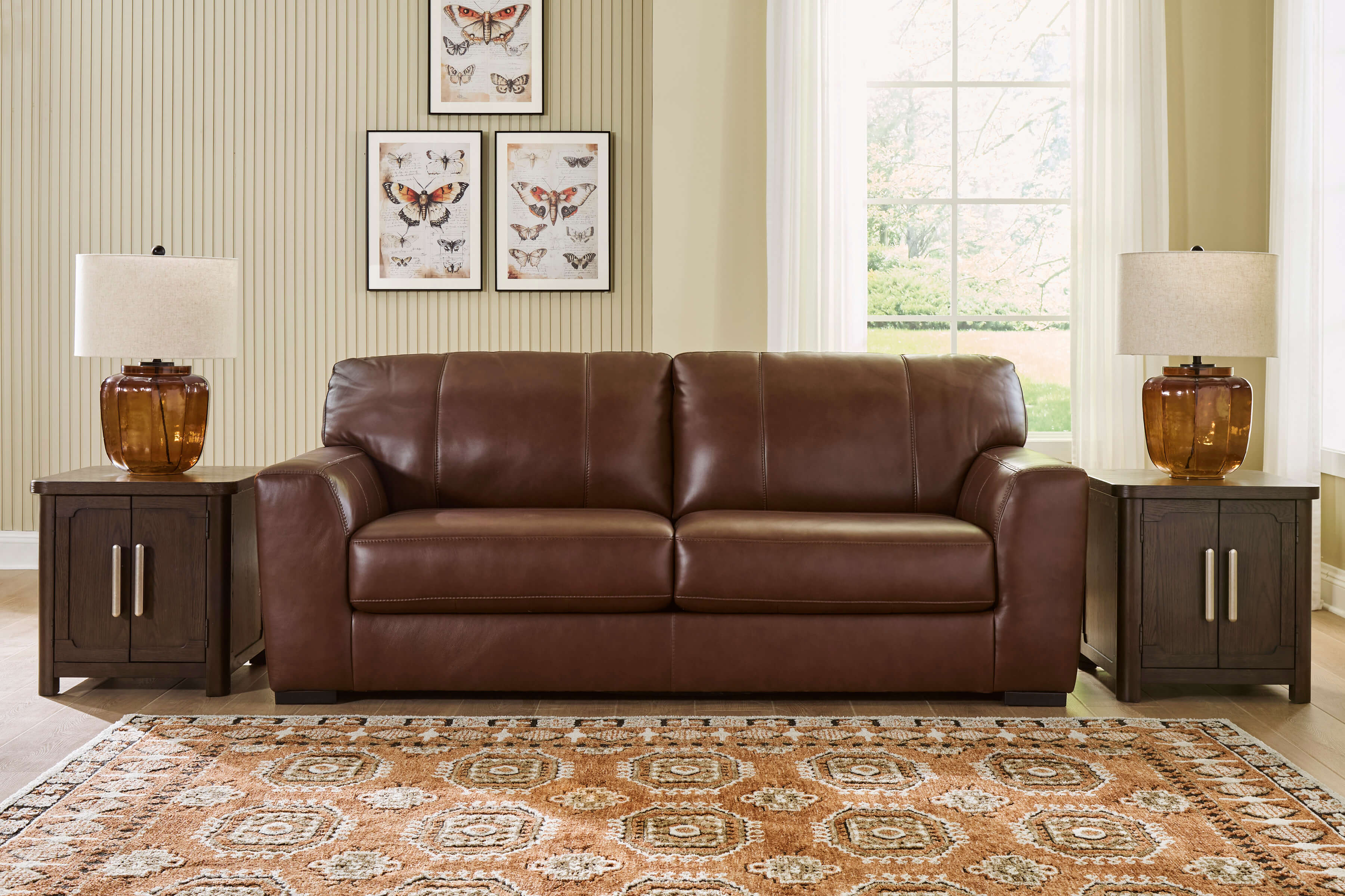 Brogliano Leather Sofa