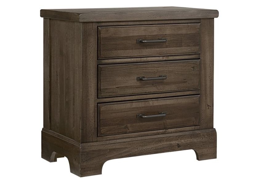Artisan & Post Cool Rustic 3 Drawer Nightstand Mink Finish