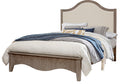 Vaughan Bassett Cottage Retreat Queen Upholstered Bed in Driftwood